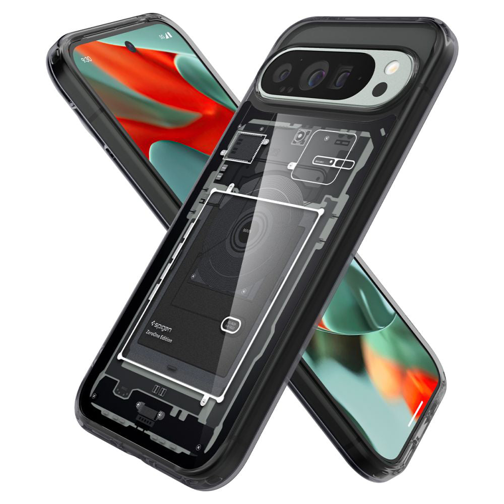 Θήκη για Google Pixel 9 Pro XL, Spigen, Ultra Hybrid Zero One, Μαύρη ACS07722