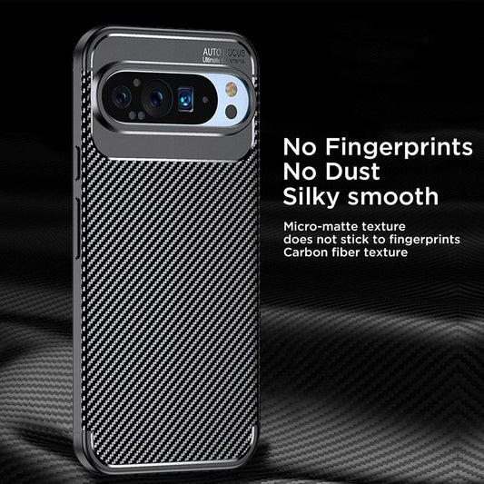 Θήκη για Google Pixel 9 Pro XL, Techsuit, CarbonFiber, Μαύρο