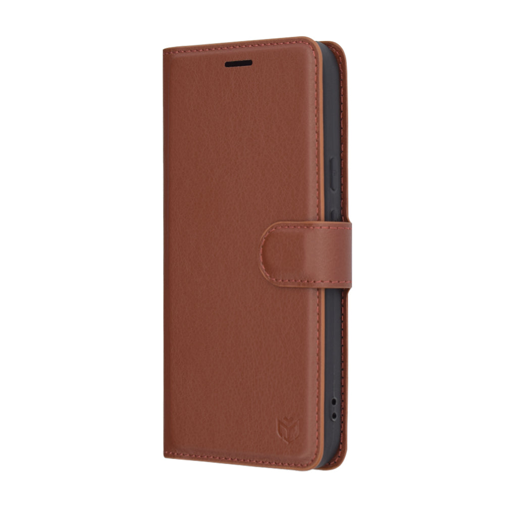 Θήκη για Google Pixel 9a, Techsuit, Leather Folio, Καφέ