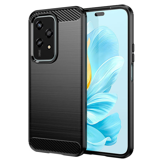 Θήκη για Honor 200 Lite, Techsuit, Carbon, Μαύρο