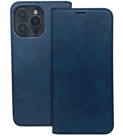 Case for Honor 400 Lite, OEM, Smart Suede, Navy Blue