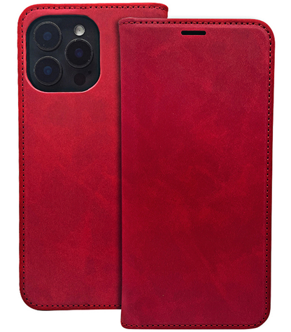 Θήκη για Honor 400 Lite, OEM, Smart Suede, Κόκκινο
