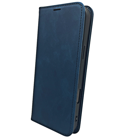 Case for Honor 400 Lite, OEM, Smart Suede, Navy Blue