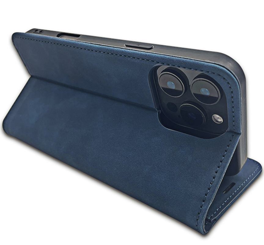 Case for Honor 400 Lite, OEM, Smart Suede, Navy Blue