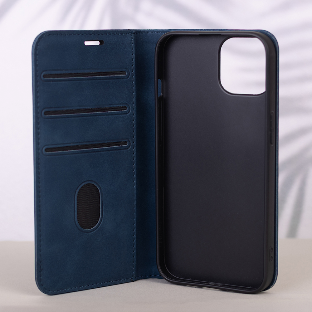 Case for Honor 400 Lite, OEM, Smart Suede, Navy Blue