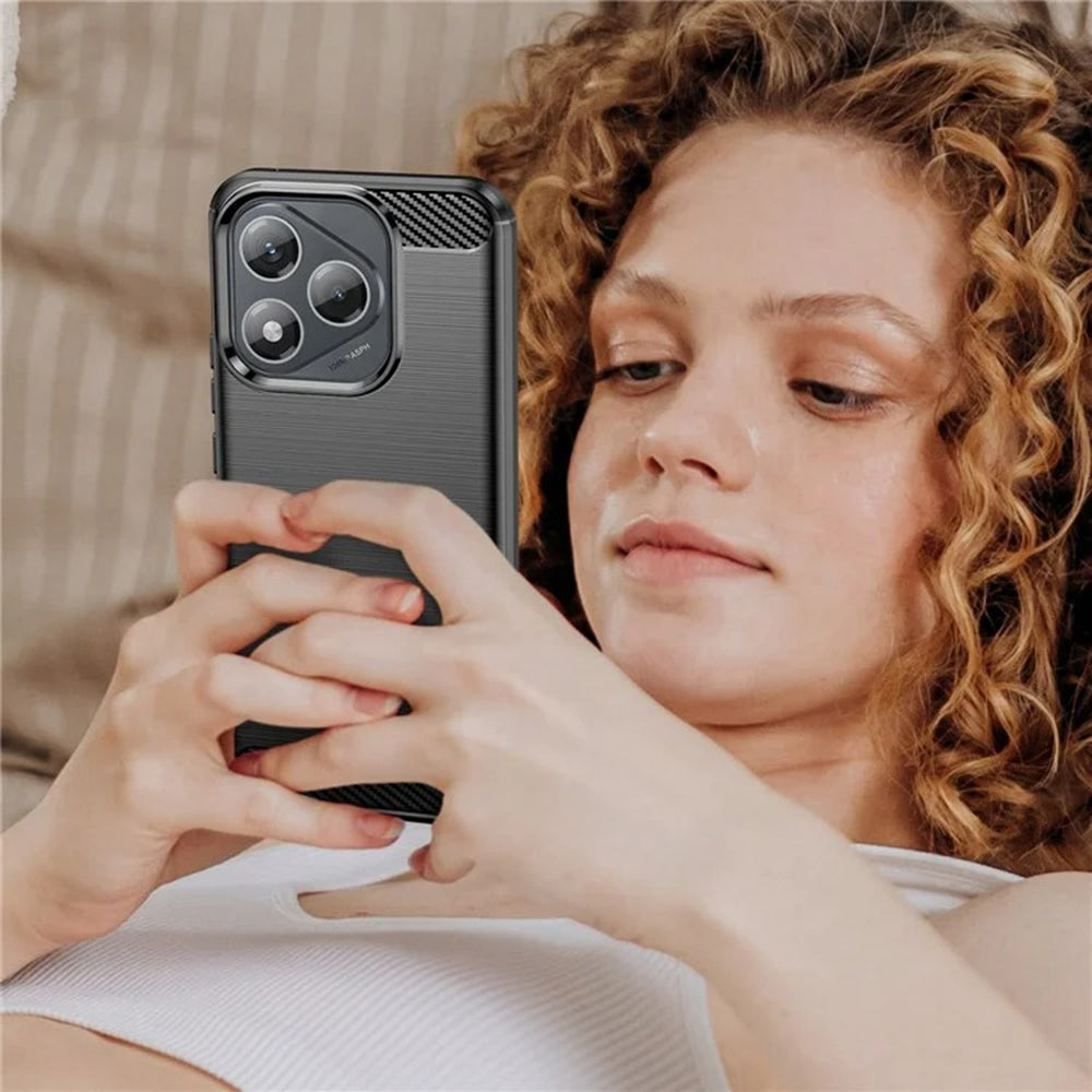 Θήκη για Honor 400 Lite, Techsuit, Carbon, Μαύρο