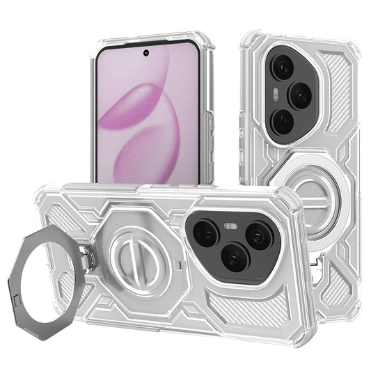 Θήκη για Honor 400 Pro, Techsuit, Carbon Shield Pro, Λευκό