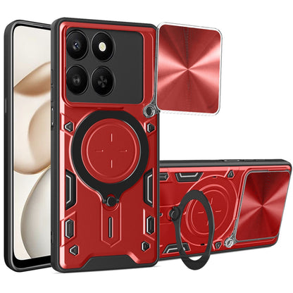 Θήκη για Honor 400 Smart 4G / X7d 4G / 400 Smart 5G, Techsuit, CamGuard Pro, Κόκκινη