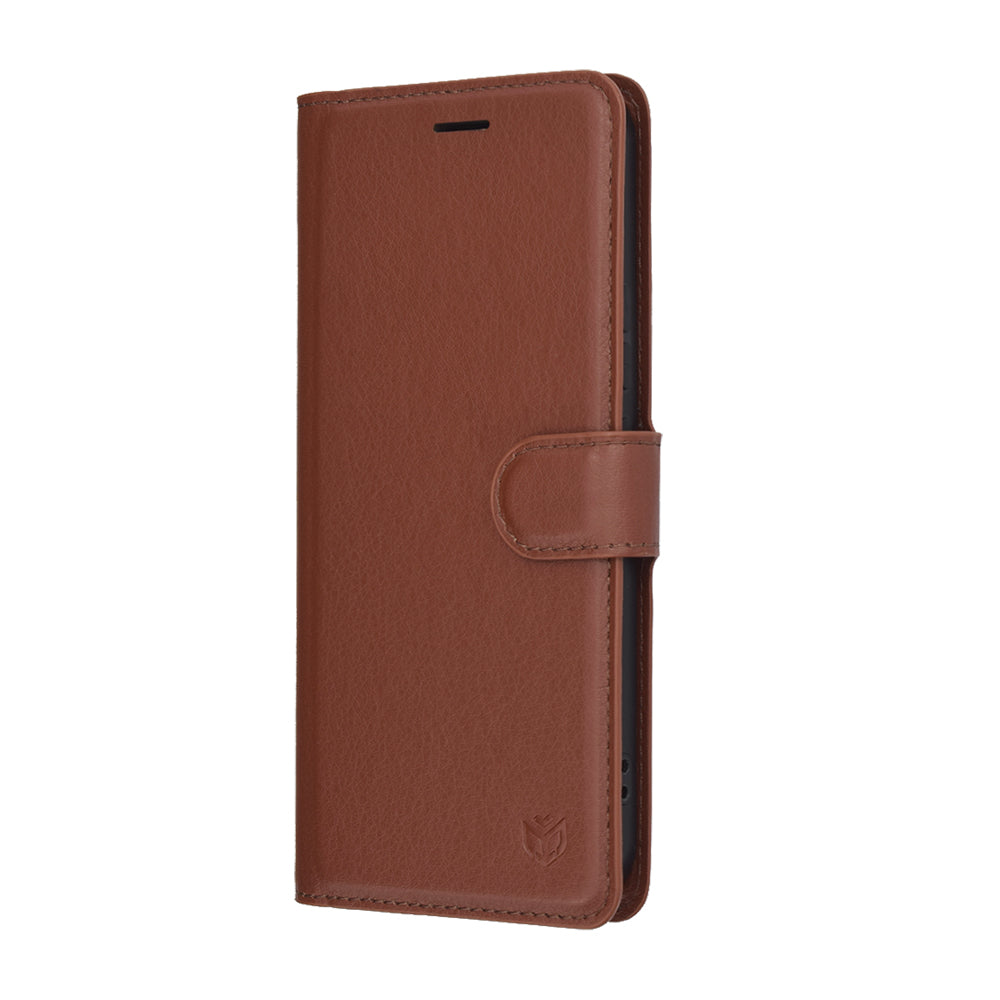 Θήκη για Honor 400, Techsuit, Leather Folio, Καφέ