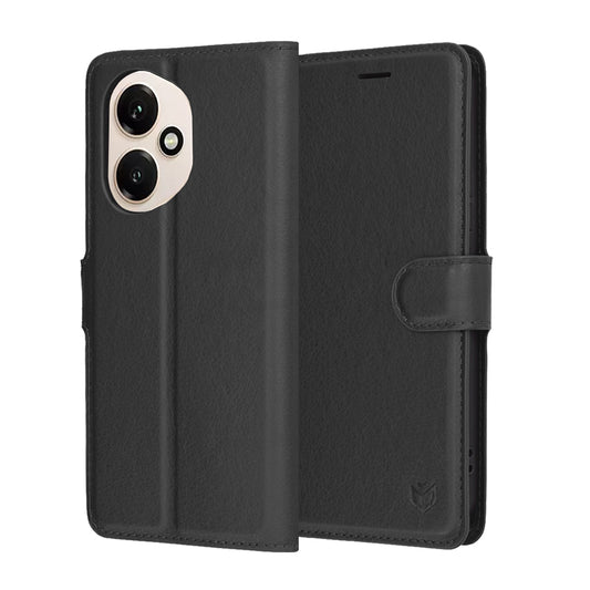 Θήκη για Honor 400, Techsuit, Leather Folio, Μαύρη