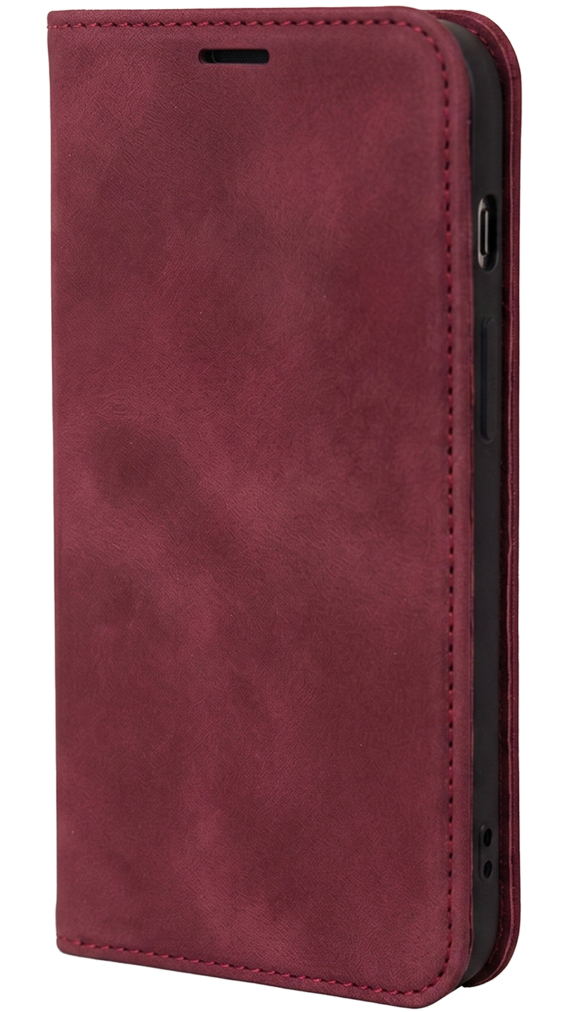 Case for Honor 600 Lite, OEM, Smart Suede, Burgundy