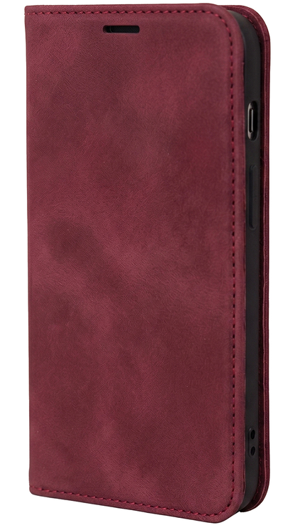Case for Honor 600 Lite, OEM, Smart Suede, Burgundy
