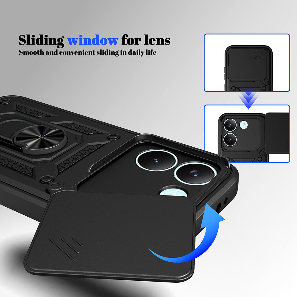 Case for Honor 600 Lite, Techsuit, CamShield, Green