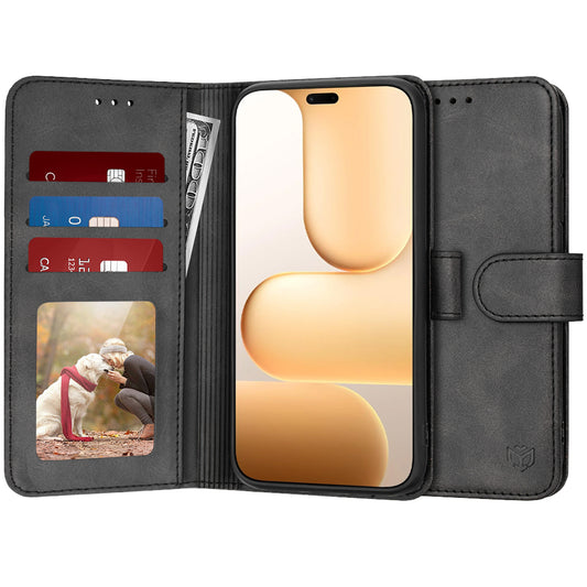 Θήκη για Honor 600 Lite, Techsuit, Diary Book, Μαύρη