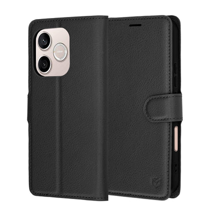 Θήκη για Honor 600 Lite, Techsuit, Leather Folio, Μαύρη
