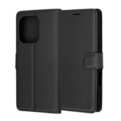 Θήκη για Honor 600 Lite, Techsuit, Leather Folio, Μαύρη