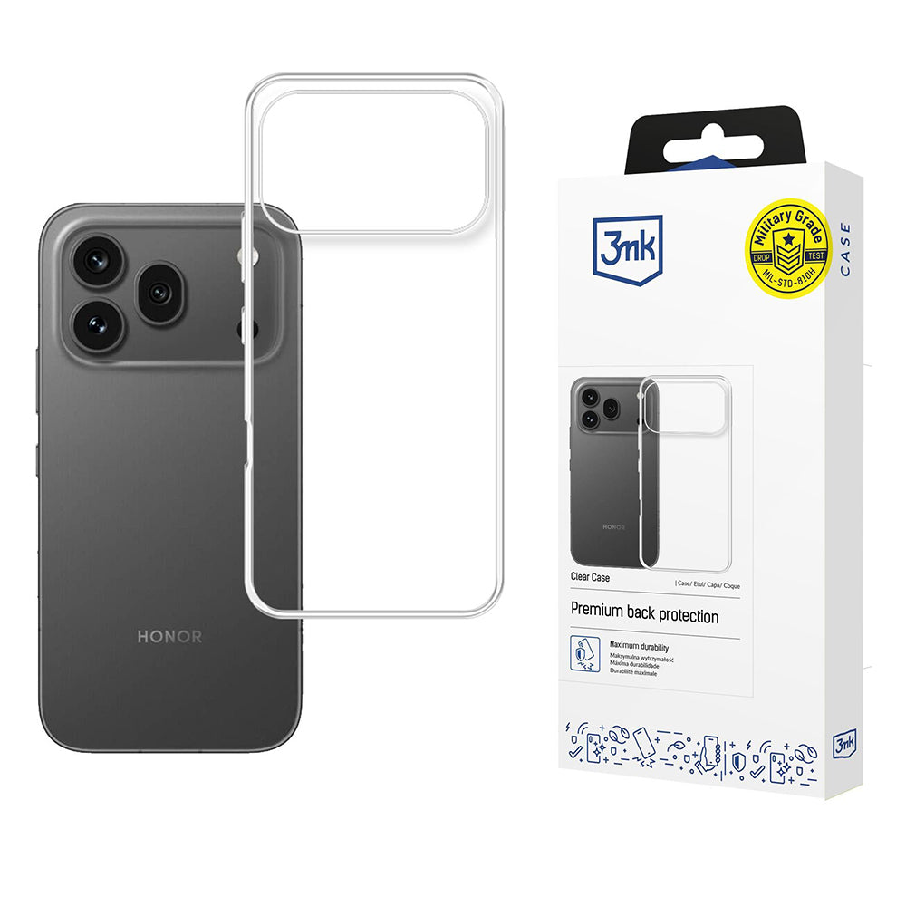 Θήκη για Honor 600 Pro, 3MK, Διαφανής, Διάφανη