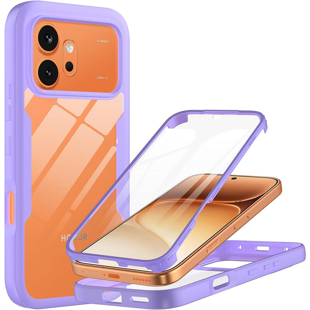 Θήκη για Honor 600 Pro / 600, Techsuit, ColorVerse 360, Μωβ