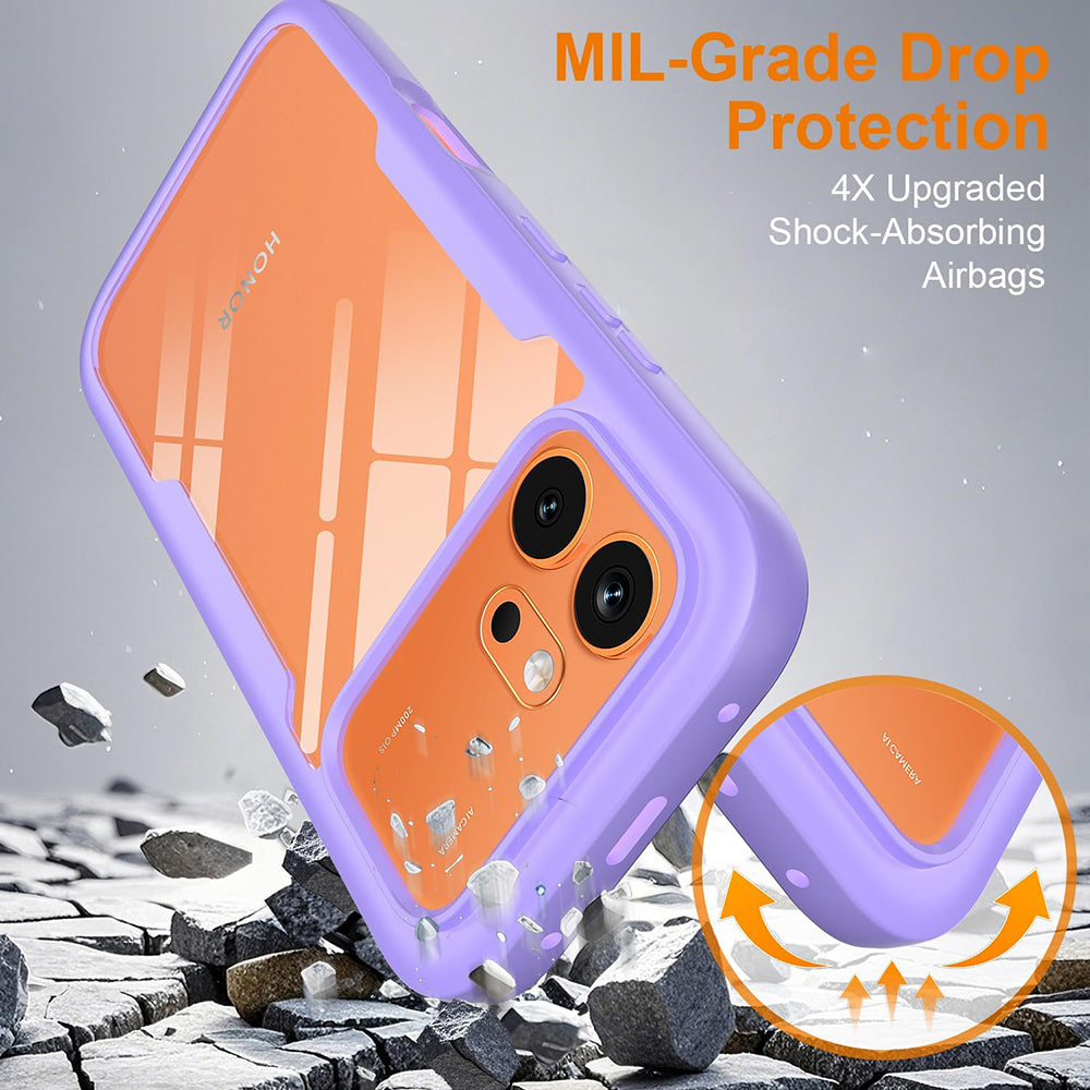 Θήκη για Honor 600 Pro / 600, Techsuit, ColorVerse 360, Μωβ