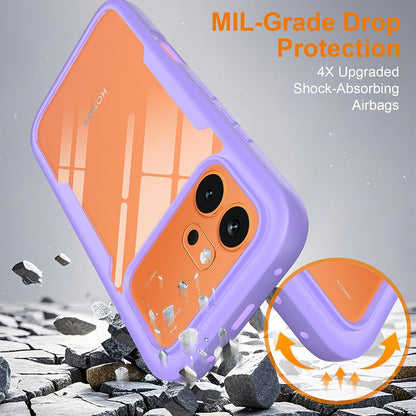 Θήκη για Honor 600 Pro / 600, Techsuit, ColorVerse 360, Μωβ