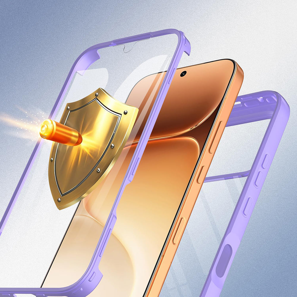 Θήκη για Honor 600 Pro / 600, Techsuit, ColorVerse 360, Μωβ