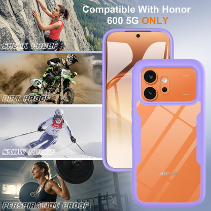 Θήκη για Honor 600 Pro / 600, Techsuit, ColorVerse 360, Μωβ