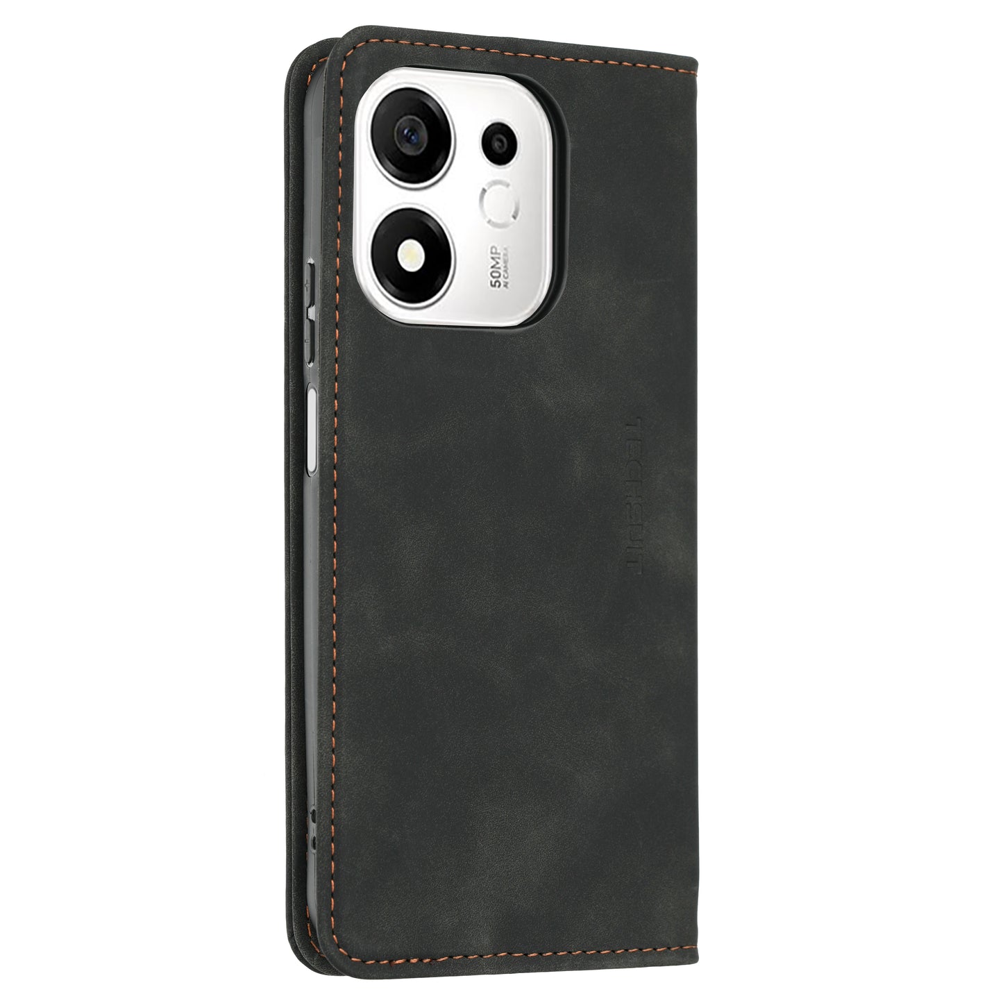 Θήκη για Honor 600 Smart, Techsuit, Confy, Μαύρη