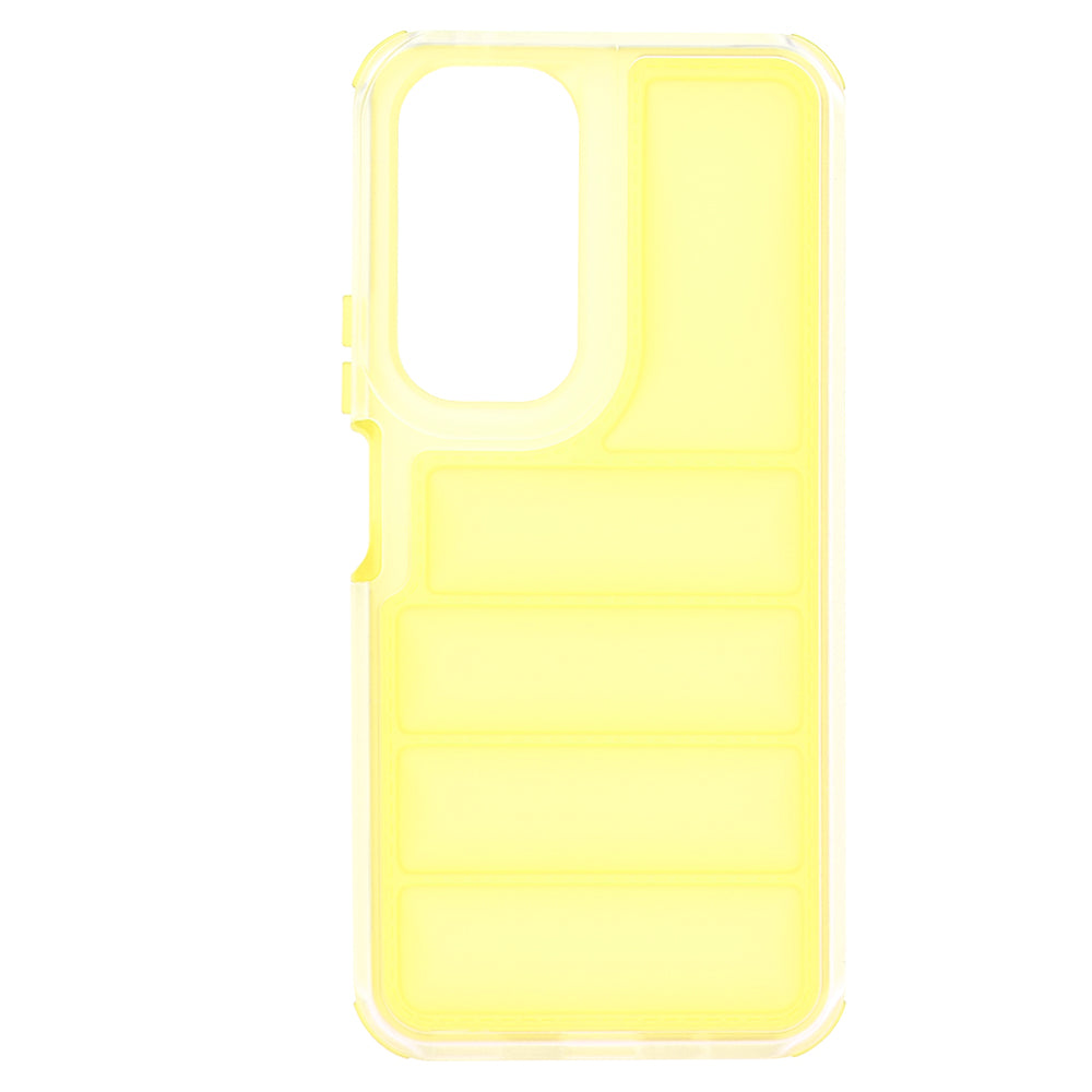Θήκη για Honor 90 Lite, Techsuit, Wave Shield, Κίτρινη