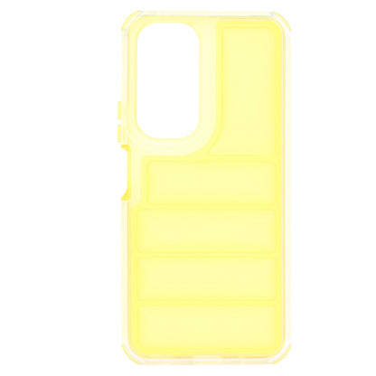 Θήκη για Honor 90 Lite, Techsuit, Wave Shield, Κίτρινη