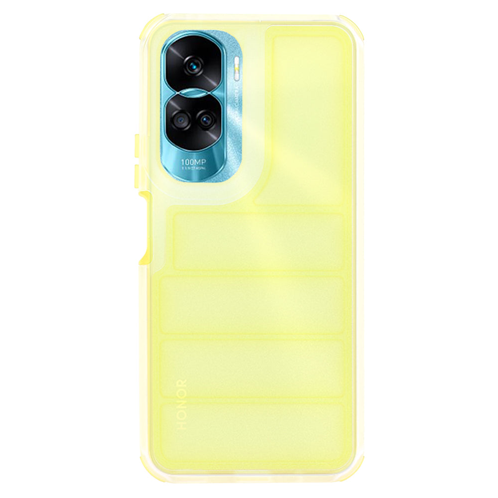 Θήκη για Honor 90 Lite, Techsuit, Wave Shield, Κίτρινη
