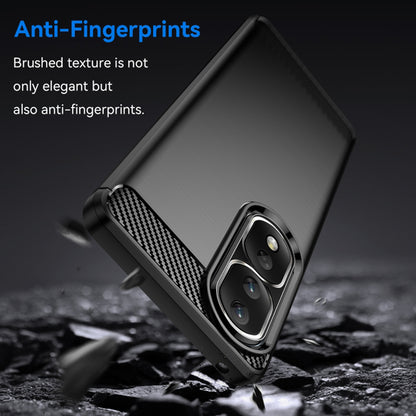 Θήκη για Honor 90 Pro / 80 Pro, Techsuit, Καρμπόν, Μαύρη