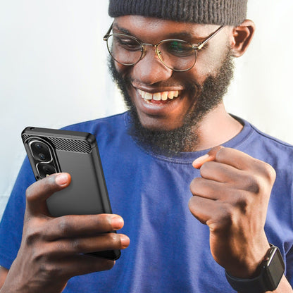Θήκη για Honor 90 Pro / 80 Pro, Techsuit, Καρμπόν, Μαύρη