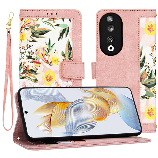 Θήκη για Honor 90, Techsuit, FlipCraft, Ροζ