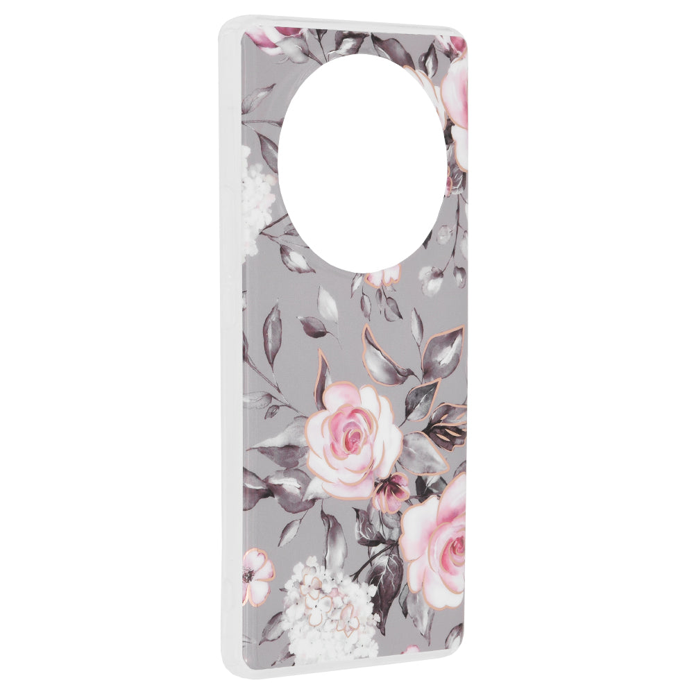 Θήκη για Honor Magic6 Lite, Techsuit, Marble, Γκρι
