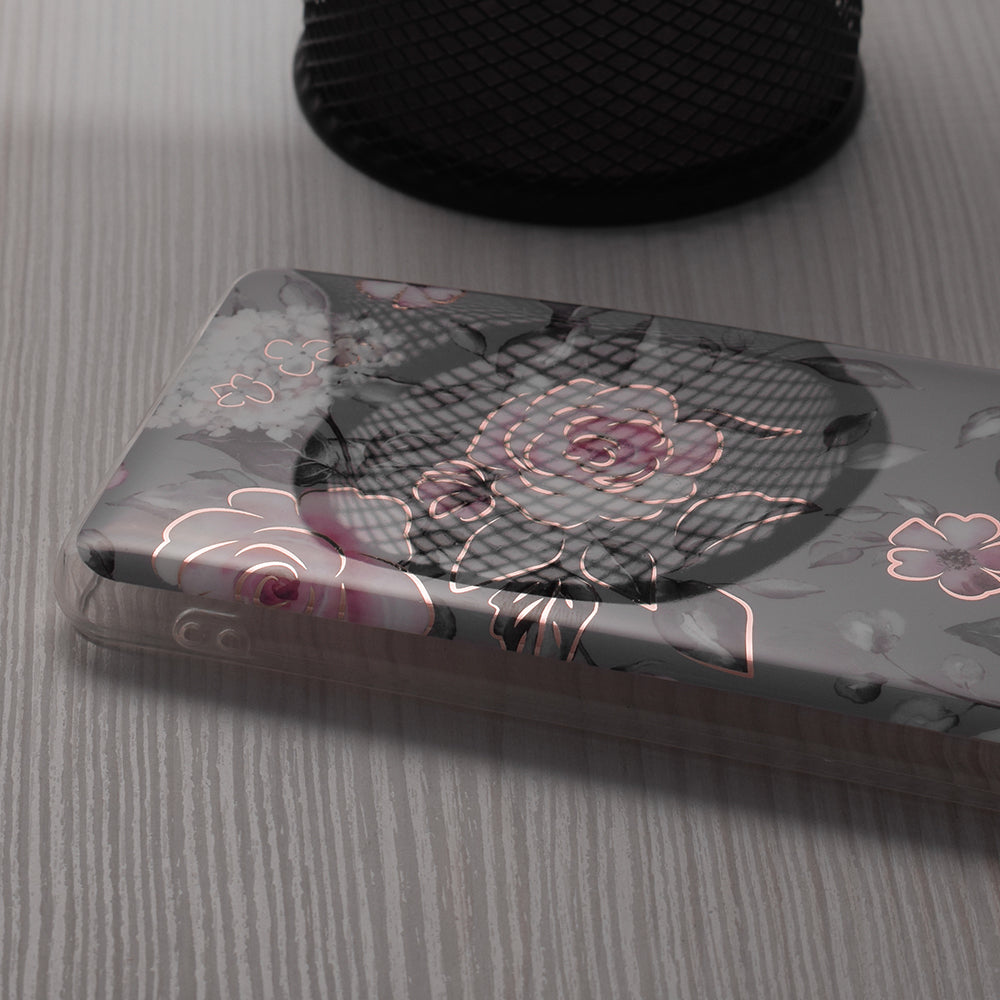 Θήκη για Honor Magic6 Lite, Techsuit, Marble, Γκρι