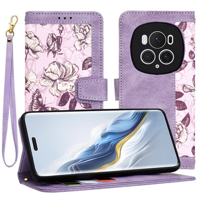 Θήκη για Honor Magic6 Pro, Techsuit, FlipCraft, Μωβ
