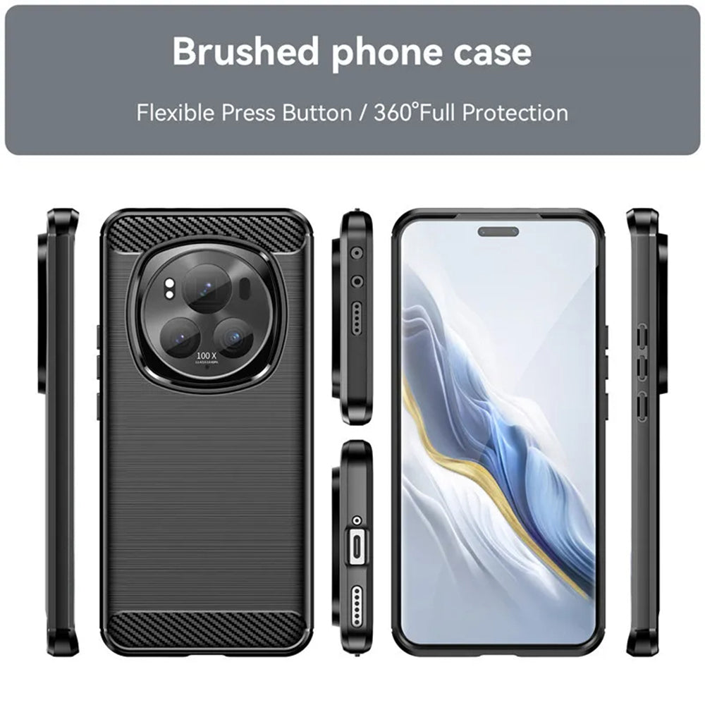 Θήκη για Honor Magic7 Pro, Techsuit, Carbon, Μαύρο