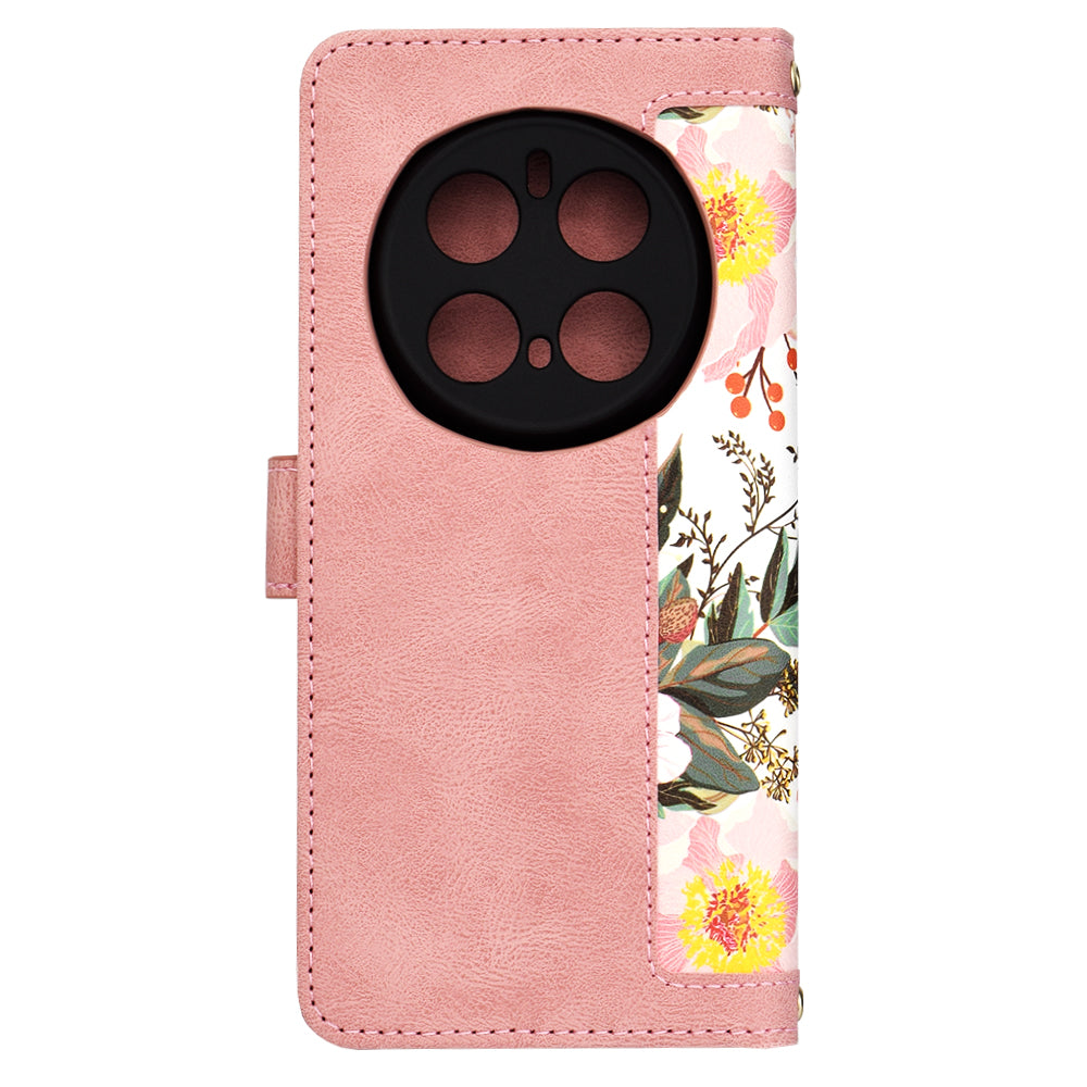 Θήκη για Honor Magic7 Pro, Techsuit, FlipCraft, Ροζ