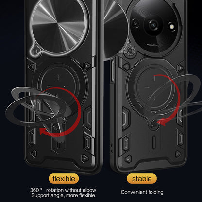 Case for Honor Magic8 Lite, Techsuit, CamGuard Pro, Red