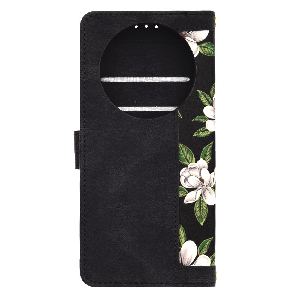 Case for Honor Magic8 Lite, Techsuit, FlipCraft, Black