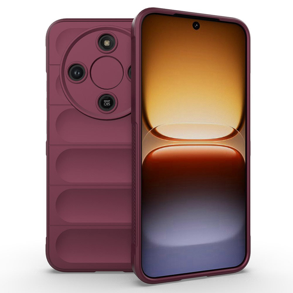 Θήκη για Honor Magic8 Lite, Techsuit, Magic Shield, Βυσσινί