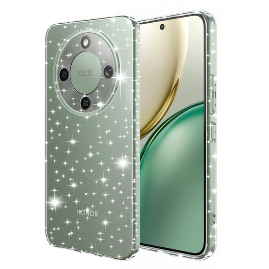 Θήκη για Honor Magic8 Lite, Techsuit, SparkleSkin, Διαφανής