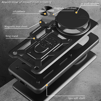 Θήκη για Honor Magic8 Pro, Techsuit, CamShield, Πράσινη