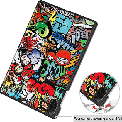 Θήκη για Honor Pad X8a, Techsuit, FoldPro Urban Vibe, Πολύχρωμο