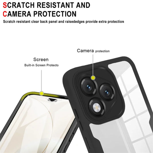 Θήκη για Honor X5c Plus, Techsuit, ColorVerse 360, Μαύρη