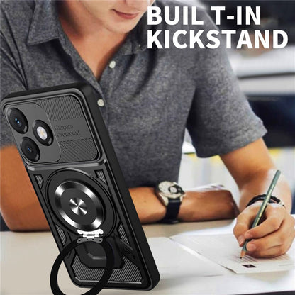 Θήκη για Honor X5c Plus, Techsuit, RuggedCam, Μωβ