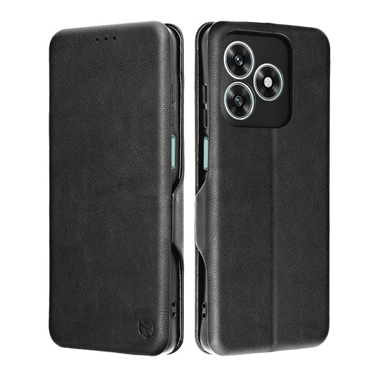 Θήκη για Honor X5c Plus, Techsuit, Safe Wallet Plus, Μαύρη