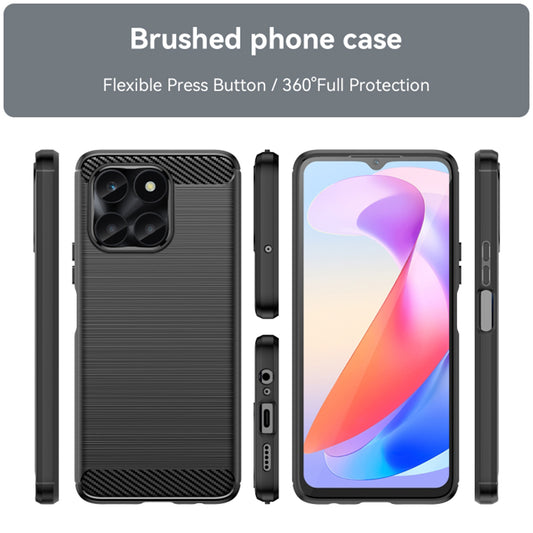Θήκη για Honor X6a, Techsuit, Carbon, Μαύρο