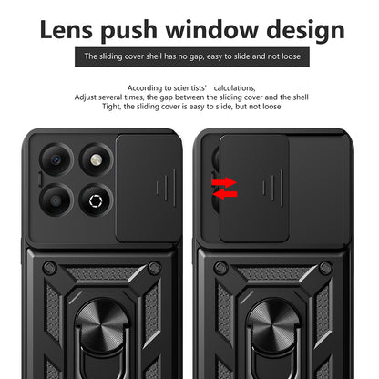 Θήκη για Honor X6b, Techsuit, CamShield, Μαύρο