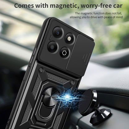 Θήκη για Honor X6b, Techsuit, CamShield, Μαύρο
